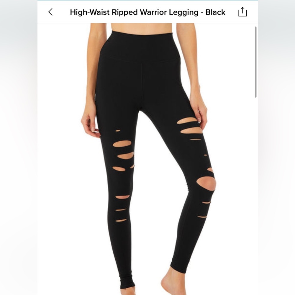 Alo Yoga Ripped Warrior legging